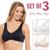 Set Of 3  Full Freedom Comfort Bra