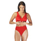 Carole Martin Full Freedom Front Closure Comfort Bra - Red