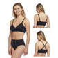 Seamless Padded Slip-On Crossover Comfort Bra