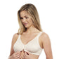 Carole Martin Front Adjustable Comfort Bra  - Beige