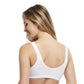 Carole Martin Front Adjustable Comfort Bra  - White