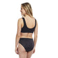 Carole Martin Full Freedom Front Closure Cotton Comfort Bra - Black