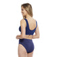 Carole Martin Full Freedom Front Closure Cotton Comfort Bra - Blue