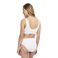 Carole Martin Full Freedom Front Closure Cotton Comfort Bra- White