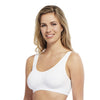 Carole Martin Slip-On Comfort Bra - White