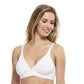 Dual Front Crossover Closure Comfort Bra