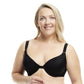 Plus Size Underwire Bra Front Closure Back Smoothing Seamless Cups