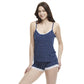 Womens 2-Piece Sleeveless Cami & Shorts Pajama Sleepwear